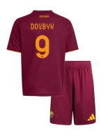 AS Roma Artem Dovbyk #9 Kotipaita Lasten 2025-26 Lyhythihainen (+ shortsit)